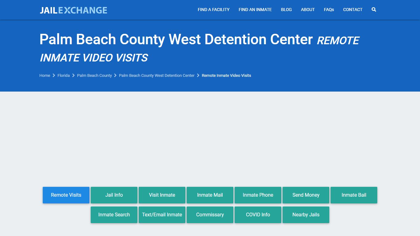 Remote Inmate Video Visitation in Palm Beach County West ...